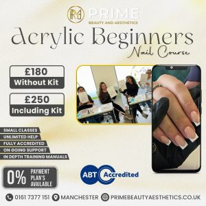 Acrylic Beginners Course<span class="d-block fw-normal"> Training Course </span> (Face to Face) </span>