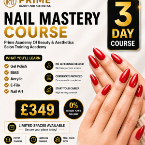 Nail Mastery Course <span class="d-block fw-normal"> Training Course </span> (Face to Face) </span>